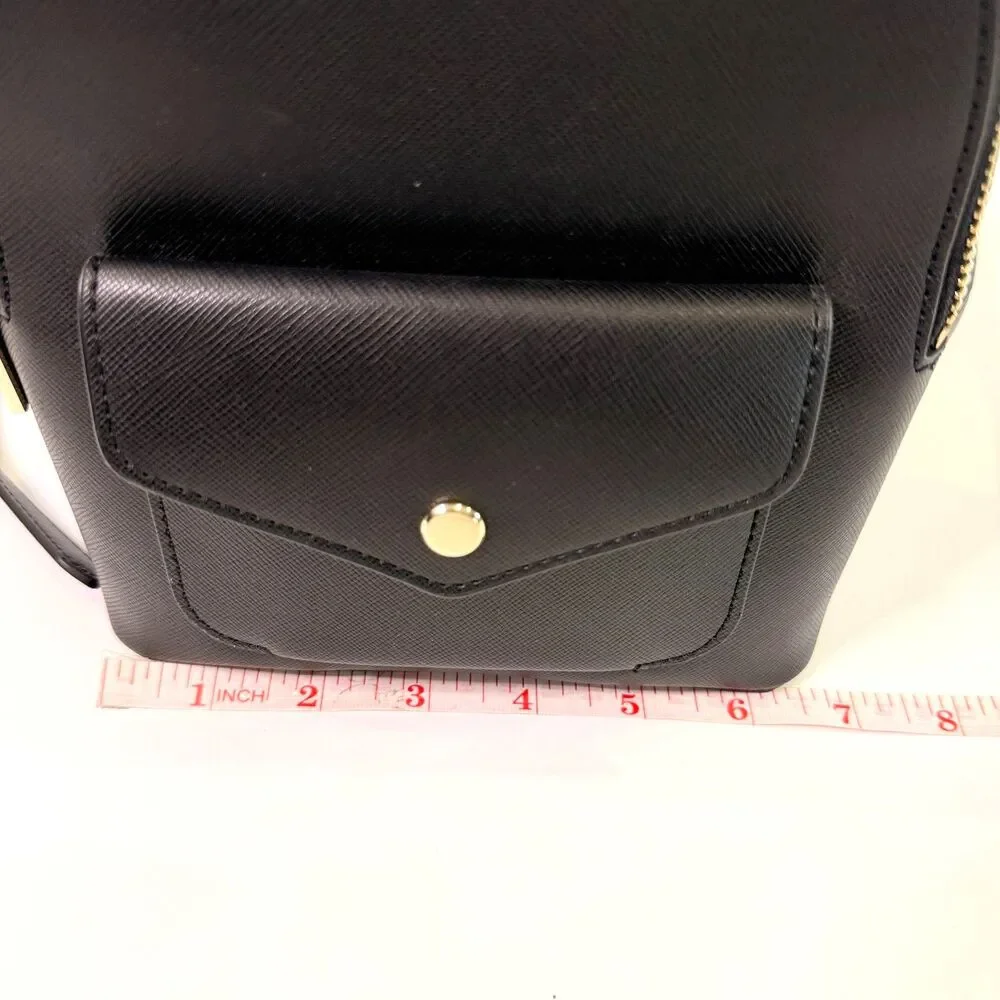 kate spade Black Small Saffiano Leather Backpack
